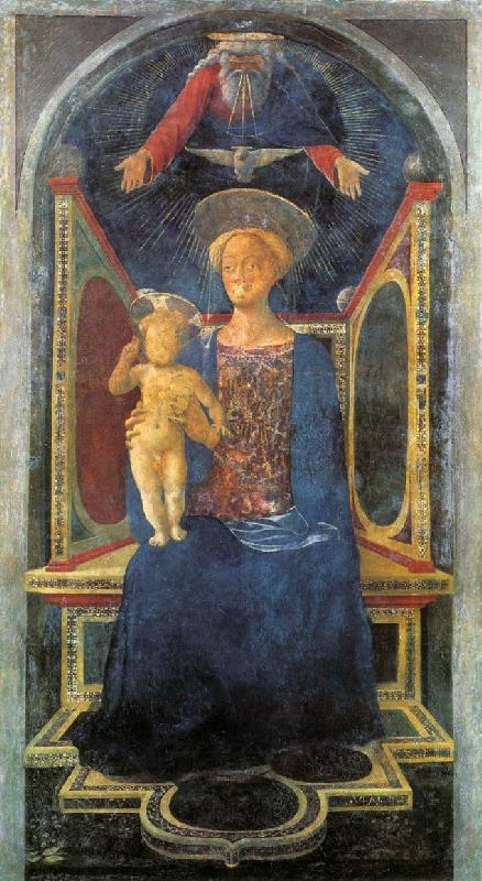 DOMENICO VENEZIANO Madonna and Child sd oil painting picture
